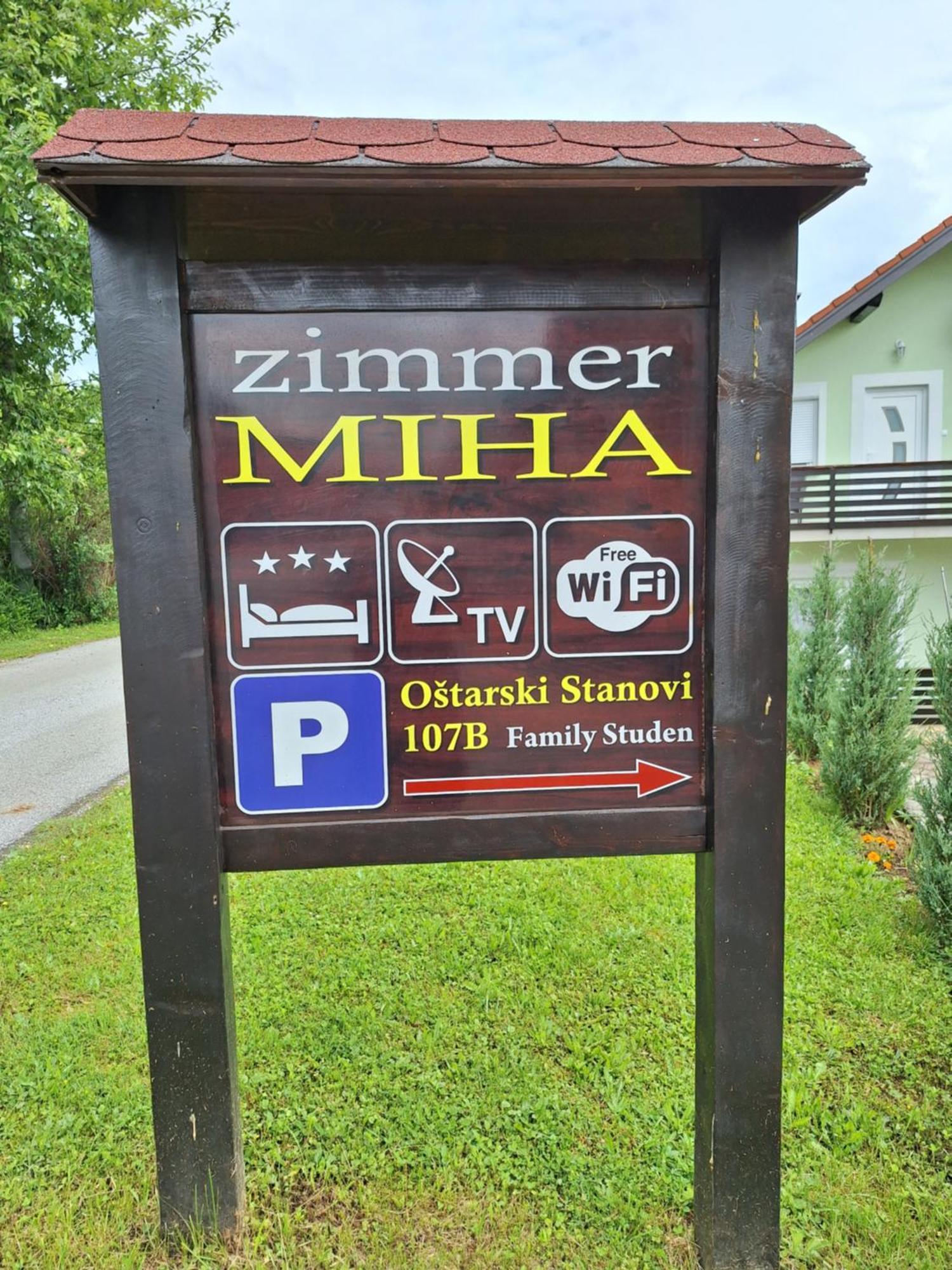 Guesthouse Miha Rakovica Eksteriør billede